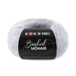Włóczka KOKONKI Brushed Mohair 005 / szary