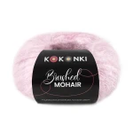 Włóczka KOKONKI Brushed Mohair 008 / pastelowy róż
