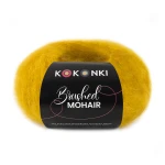 Włóczka KOKONKI Brushed Mohair 011 / kurkuma