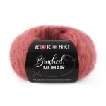 Włóczka KOKONKI Brushed Mohair 018 / rabarbar