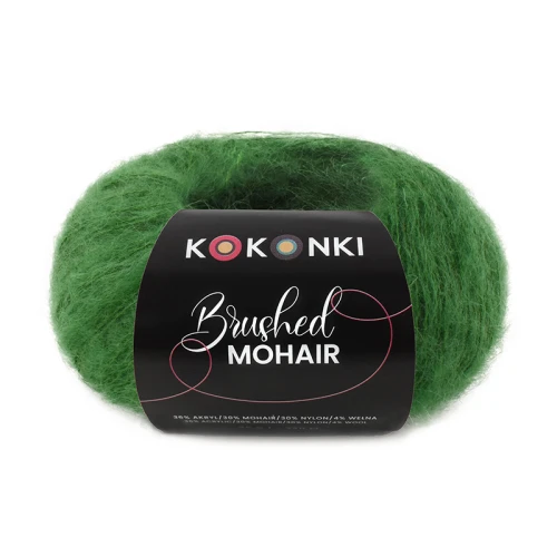 Włóczka KOKONKI Brushed Mohair 020 / leśny