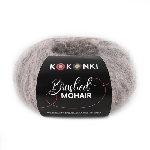 Włóczka KOKONKI Brushed Mohair 022 / frappe