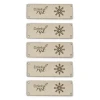 Zestaw metek altara / nubuk premium "Dzieło rąk" / śnieżka / beż / 20 x 60 mm / 5 szt.