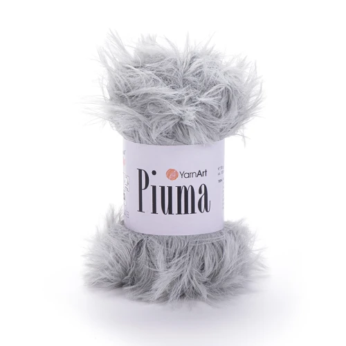 Włóczka YarnArt Piuma 4406 / szary