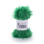 Włóczka YarnArt Piuma 4416 / absynt