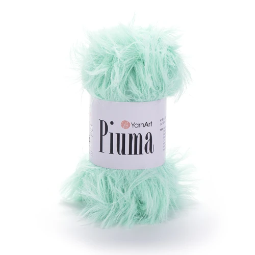 Włóczka YarnArt Piuma 4411 / mięta
