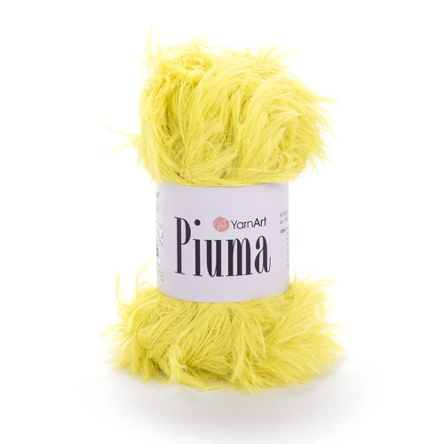 Włóczka YarnArt Piuma 4418 / żółty