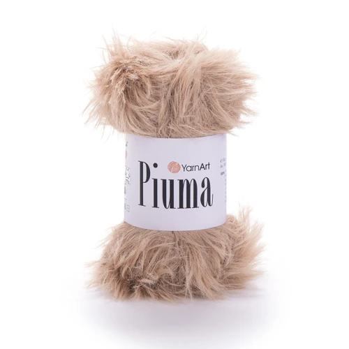 Włóczka YarnArt Piuma 4405 / ciemny beż
