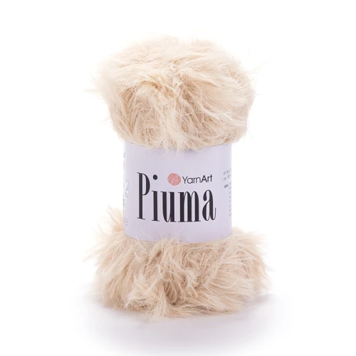 Włóczka YarnArt Piuma 4419 / beż
