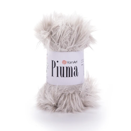 Włóczka YarnArt Piuma 4404 / szarobeżowy