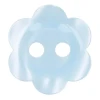 Guzik Milward kwiatek / niebieski / plastikowy / 13 mm / 8 szt. / 9033240