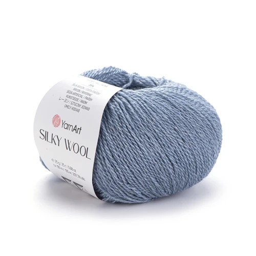 Włóczka YarnArt Silky Wool 331 / szaroniebieski