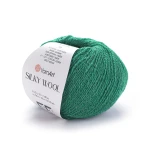 Włóczka YarnArt Silky Wool 339 / szmaragd