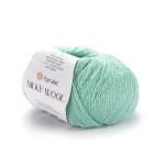 Włóczka YarnArt Silky Wool 340 / mięta