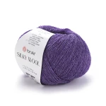 Włóczka YarnArt Silky Wool 334 / fiolet
