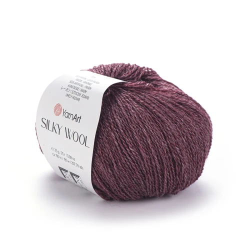 Włóczka YarnArt Silky Wool 344 / burak
