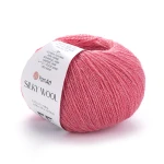 Włóczka YarnArt Silky Wool 332 / jasna malwa
