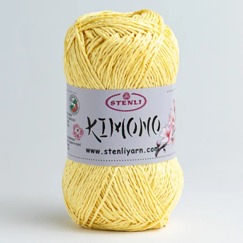 Włóczka Stenli Kimono 19 / żółty