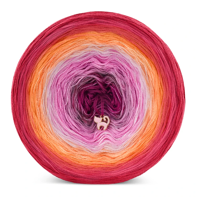 KOKONEK_Nature 9K 05 GOTOWY - Magenta/malina/koral/dynia/melon/jasny róż/róż/wrzos/jeżyna / 3 nitki / 1400 m / 250 g
