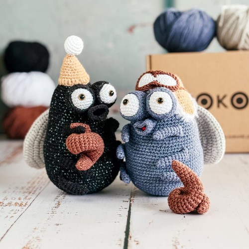 Zestaw na maskotkę amigurumi Mucha BZYK od Gosi Golby @szydlaki_pluszaki