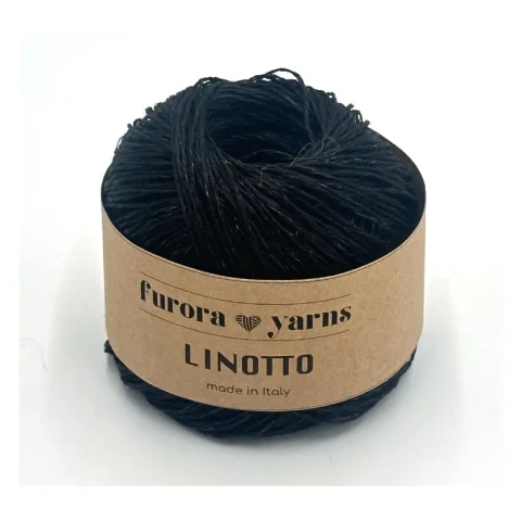 Włóczka Furora Yarns Linotto / kruk