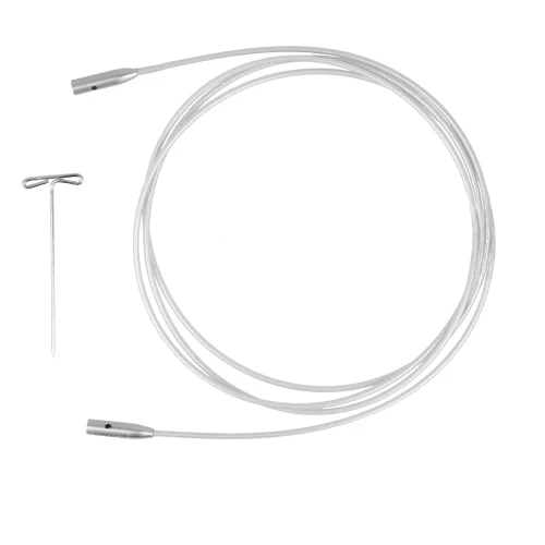 Wymienne żyłki do drutów ChiaoGoo SWIV360 Silver / gwint LARGE / do drutów w rozmiarze 5.5-10mm