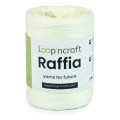 Włóczka Loop'ncraft Raffia 10-02 / rafia papierowa / krem