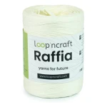 Příze Loop'ncraft Raffia 10-02 / papírová rafie / krém