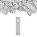Zestaw metek nubuk premium "Serce" / jasny szary / 60 x 15 mm / 5 szt.
