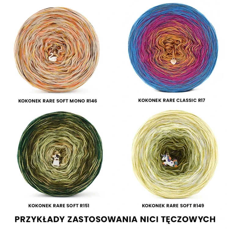 Przykłady Kokonków z nicią tęczową.webp