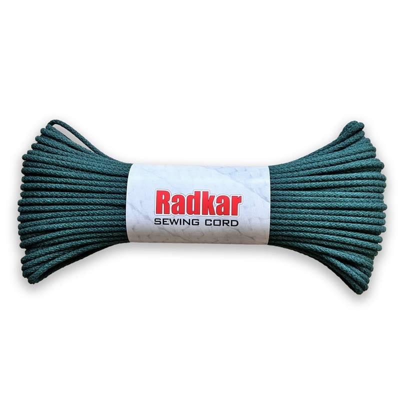 Sznurek bawełniany do szycia Radkar 5mm / 680 butelkowa zieleń