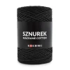 Sznurek Macrame Cotton by KOKONKI 2mm / rolka 200m / czerń (wiązany)