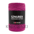 Sznurek Macrame Cotton by KOKONKI 2mm / rolka 200m / piwonia (wiązany)