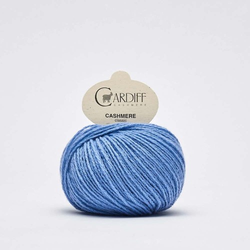 Włóczka Cardiff Cashmere Classic 720 / luis / niebieski