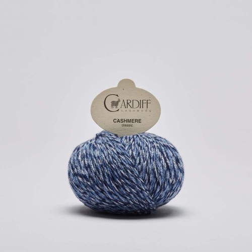 Włóczka Cardiff Cashmere Classic 313 / Lirica / odcienie niebieskiego