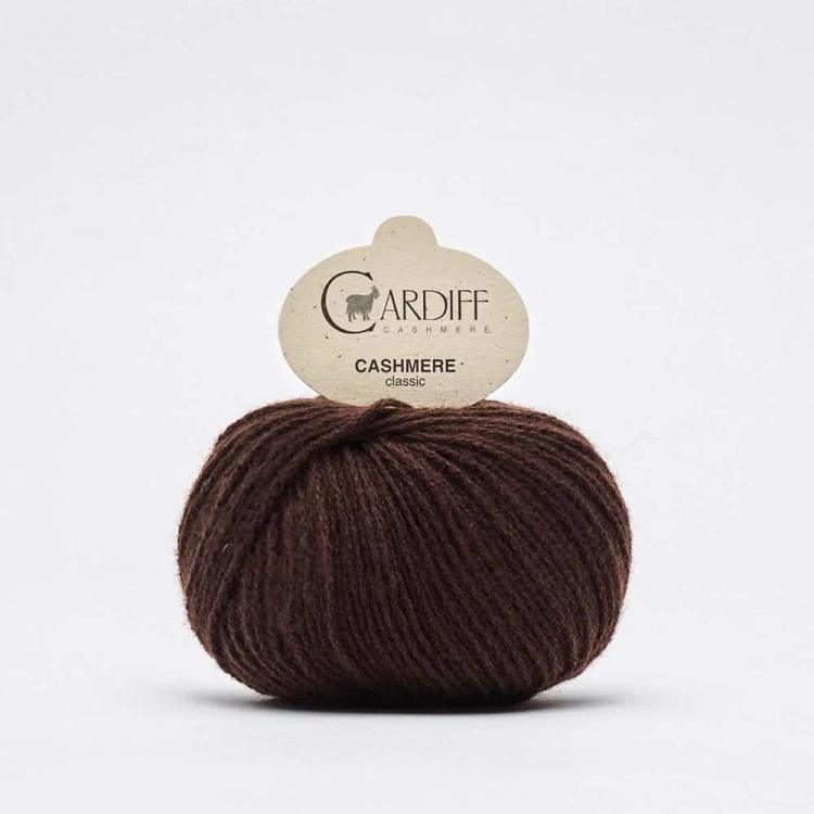 Włóczka Cardiff Cashmere Classic 643 / cacao  / kakao