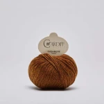Włóczka Cardiff Cashmere Classic 308 / factory  / rdzawy tweed