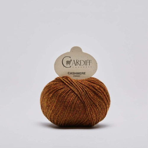 Cardiff Cashmere Classic 308 / factory / rdzawy tweed