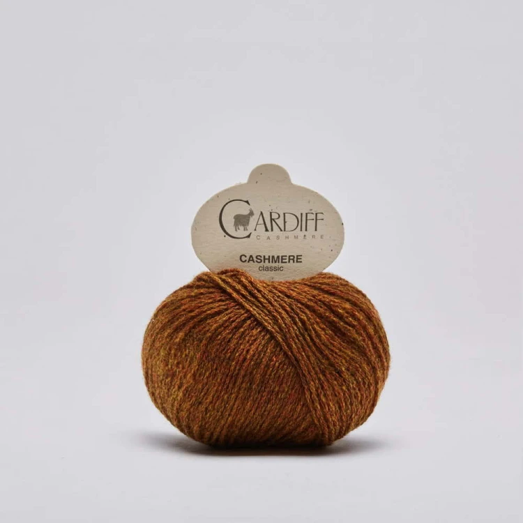Cardiff Cashmere Classic 308 / factory / rdzawy tweed