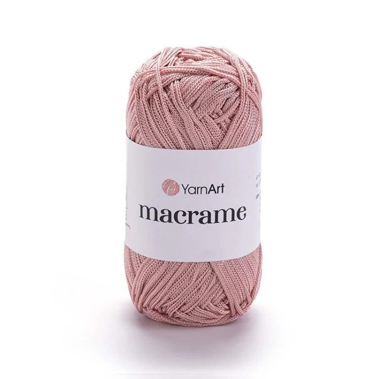 Sznurek poliestrowy YarnArt Macrame 1.5 mm 171 / pastelowy róż