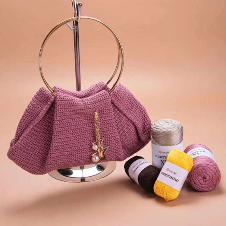 Sznurek poliestrowy YarnArt Macrame XL 3mm 172 / patyna