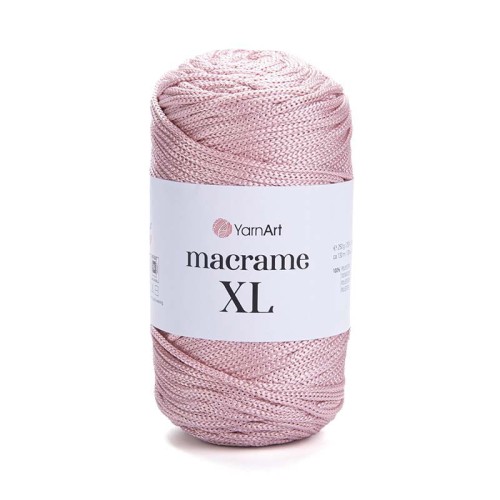 Sznurek poliestrowy YarnArt Macrame XL 3mm 171 / pastelowy róż