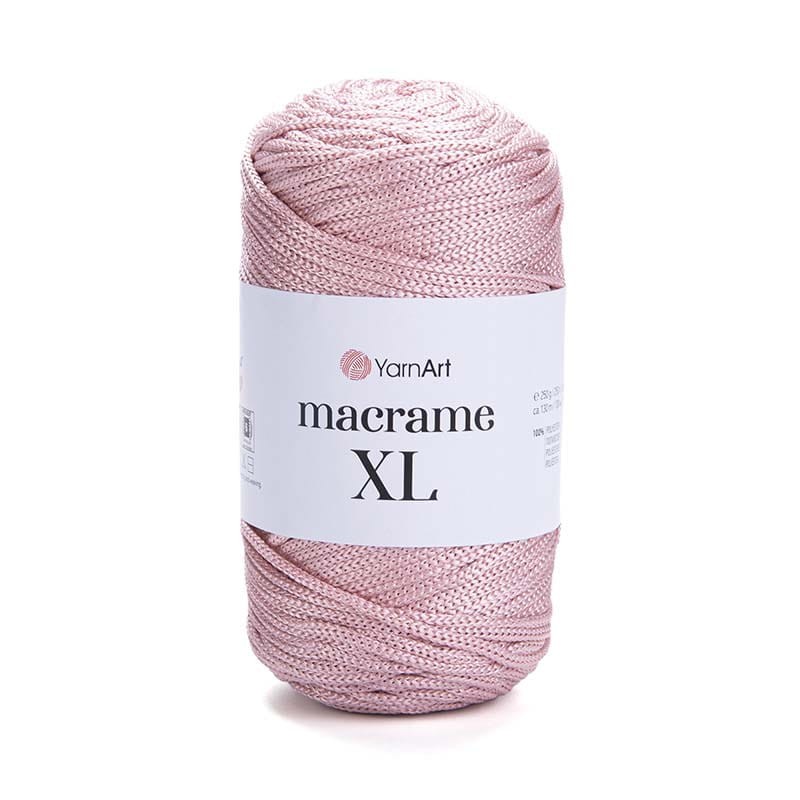 Sznurek poliestrowy YarnArt Macrame XL 3mm 171 / pastelowy róż