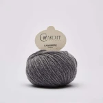 Włóczka Cardiff Cashmere Classic 519 / fumo / średni szary