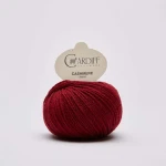 Włóczka Cardiff Cashmere Classic 628 / granata /  wino