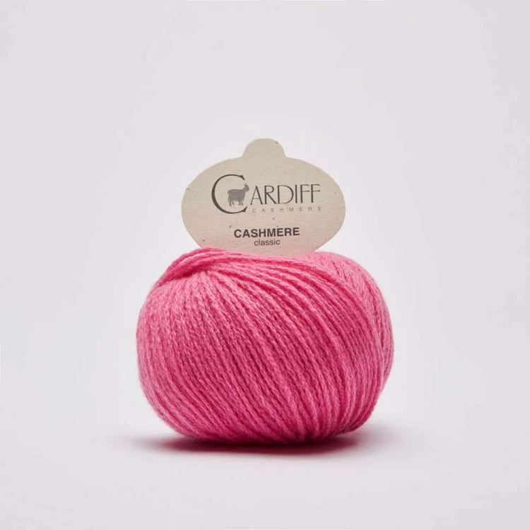 Włóczka Cardiff Cashmere Classic 662 / marilyn / słodki róż