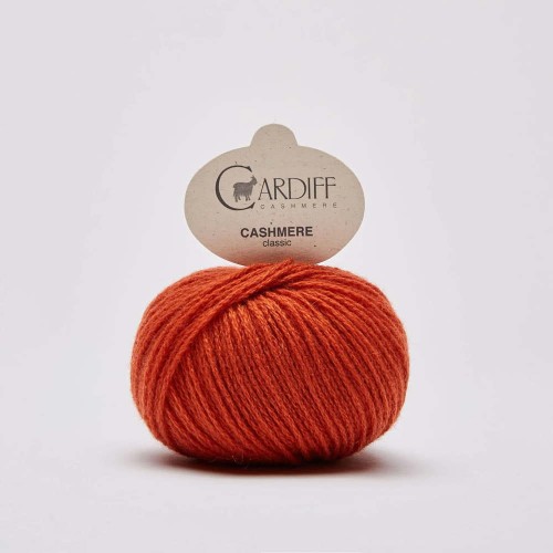 Włóczka Cardiff Cashmere Classic 675 / take / terakota