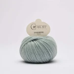 Włóczka Cardiff Cashmere Classic 677 / mose /  jasna szałwia