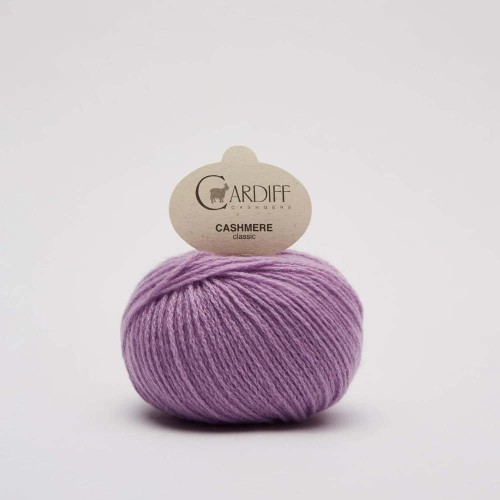 Włóczka Cardiff Cashmere Classic 698 / funny / lilia