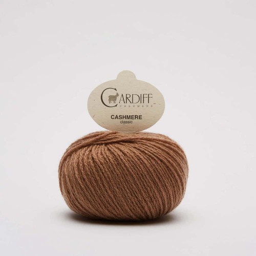 Włóczka Cardiff Cashmere Classic 700 / futon / jasny brąz